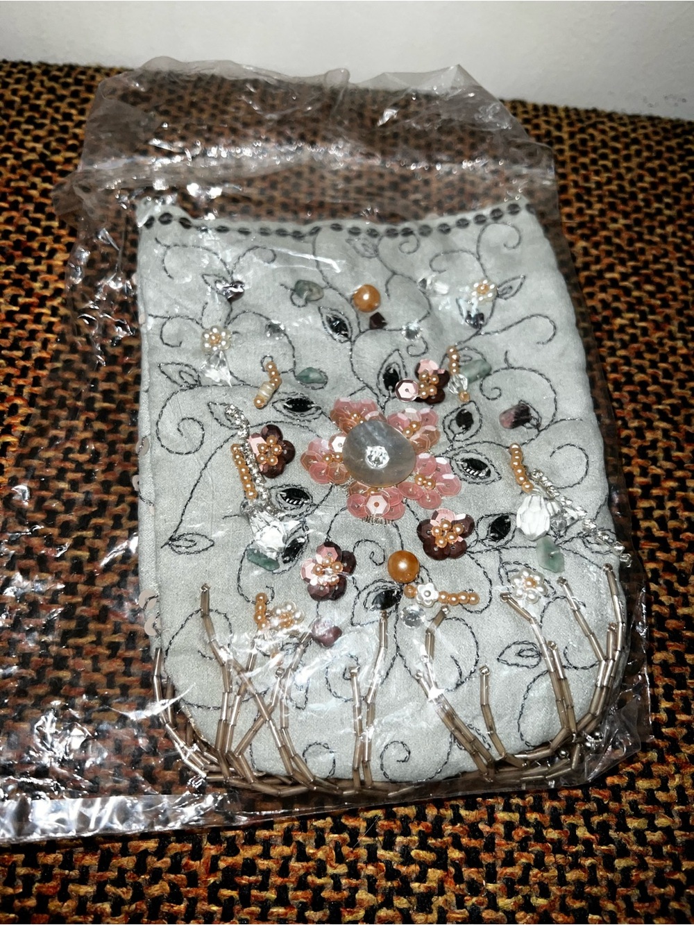 New-Beaded Evening Clutch Bags-2 colors-price of Each